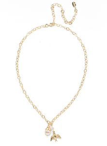 Sorrelli Piper Pearl Classic Necklace