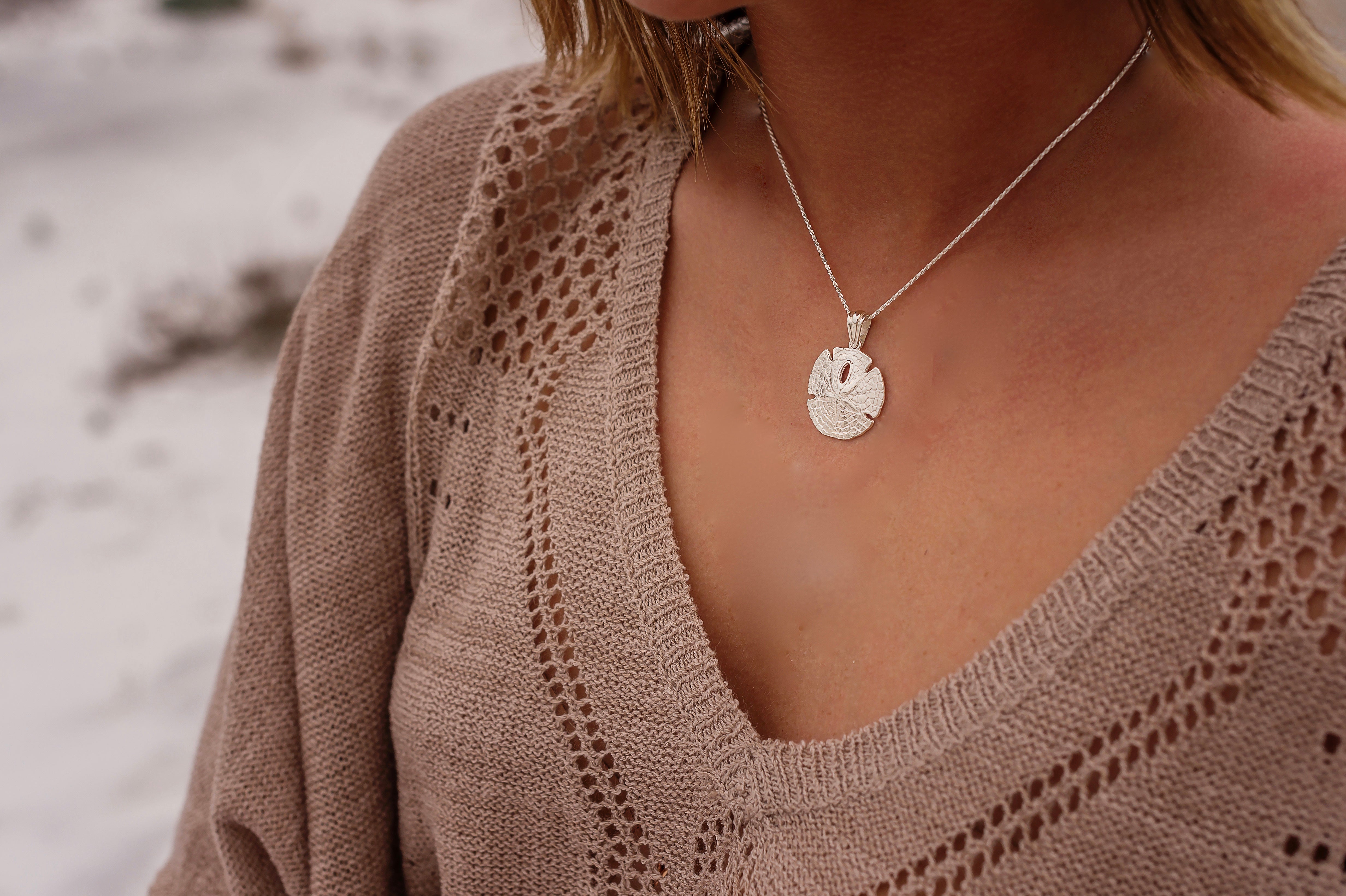Sand Dollar Necklace | Sand dollar necklace, Shop necklaces, Necklace
